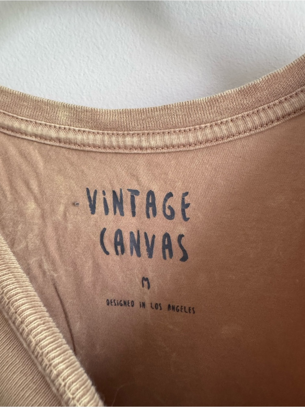 Three Bird Nest Vintage Canvas Leopard Graphic Tee Tan Boho Western - Picture 4 of 5
